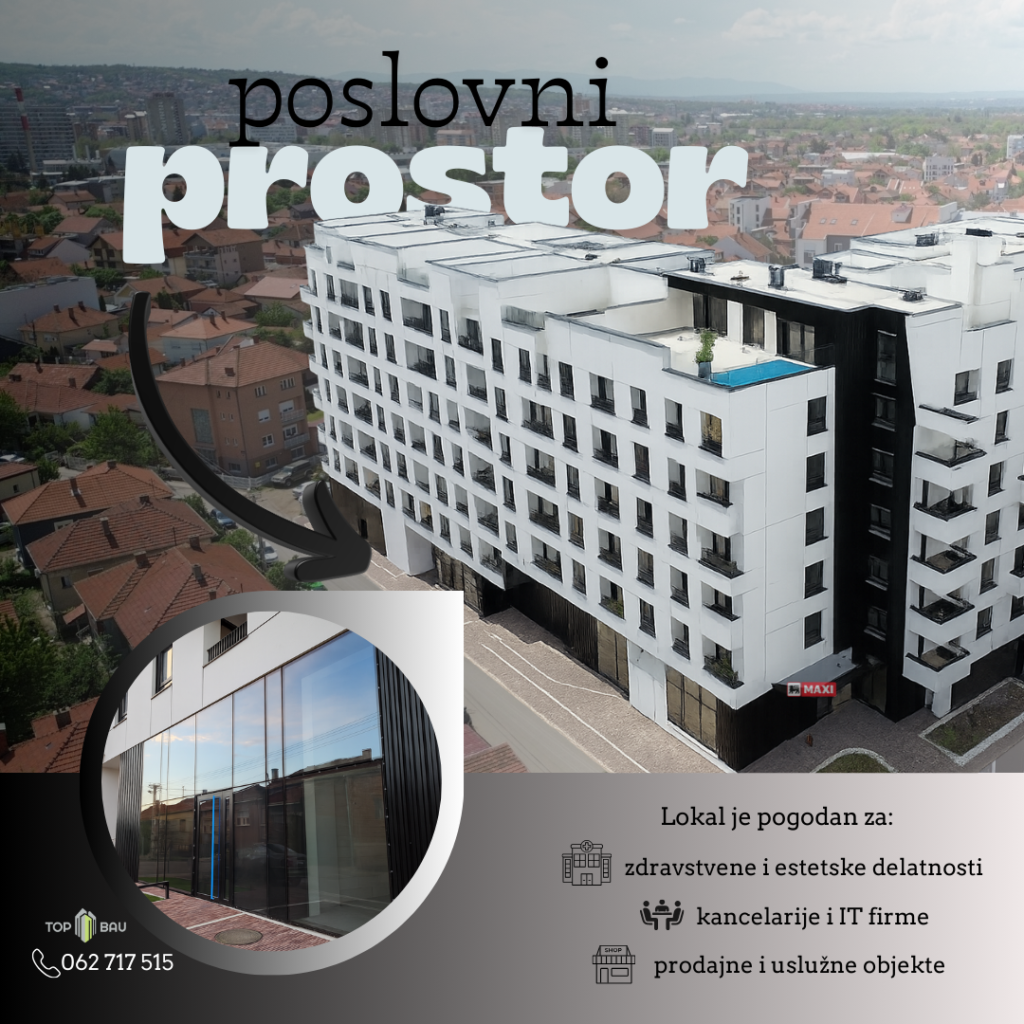 poslovni prostor u novogradnji Niš Top Bau